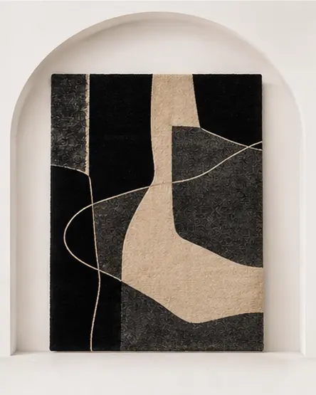 designer handmade rug bold modern interior