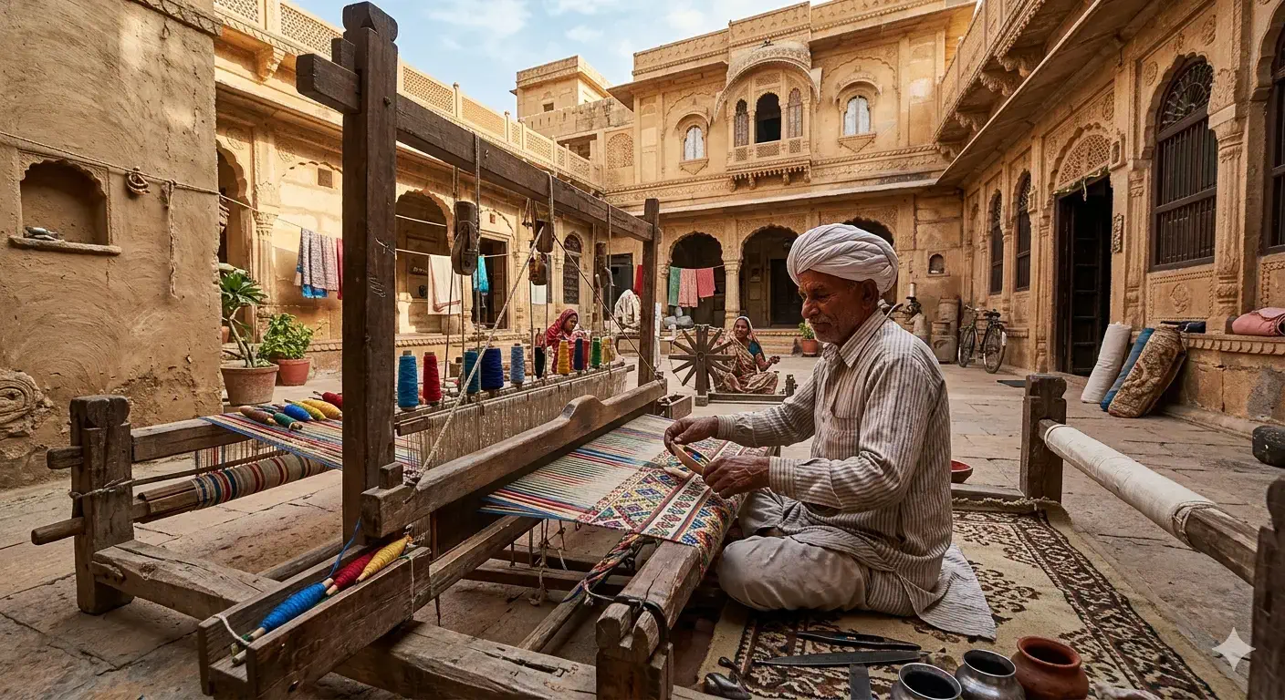 Luxury Silk Rug Craftsmanship
