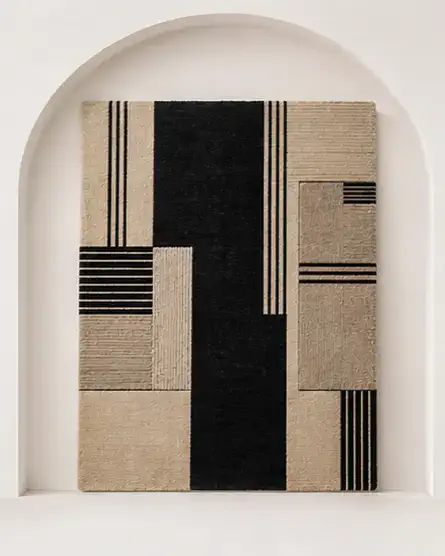 Commercial handmade rug project manufactured in Jaipur India