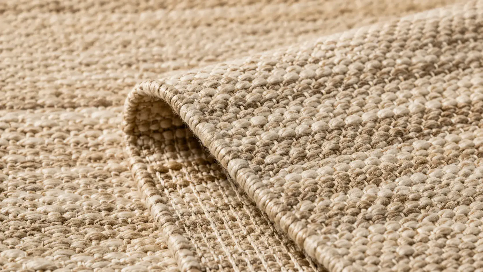 Close-up of handwoven flatweave rug construction, Planet Arts - Jaipur India